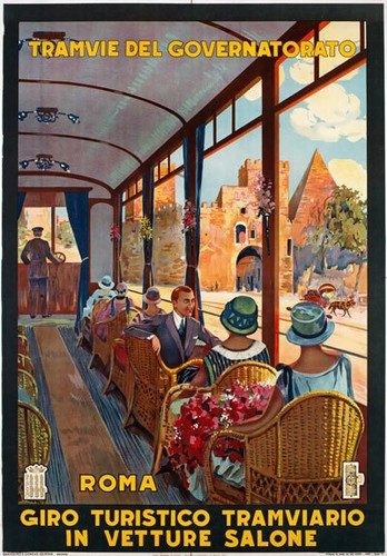 Tv81 poster vintage 1927 roma - 1927,