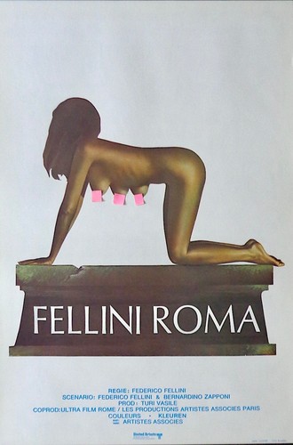 Fellini roma poster film - poster,