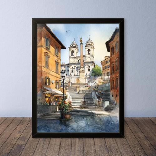Cornice disegno acquarello - disegno, su