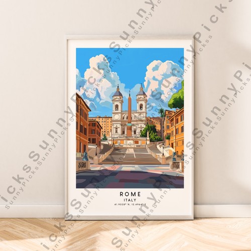 Poster parete roma - da,