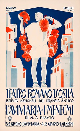 Poster vintage anni teatro - anni, '30