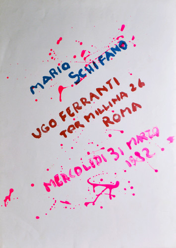 Mario schifano galleria ugo - ,