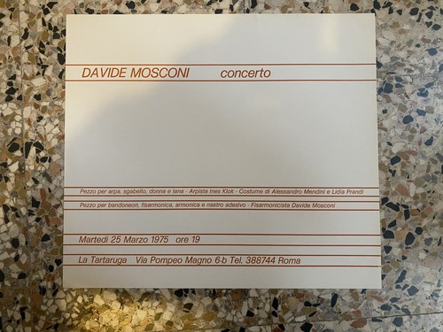 Mosconi davide manifesto - davide, /