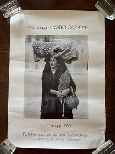 Mario carbone poster mostra - mario, |