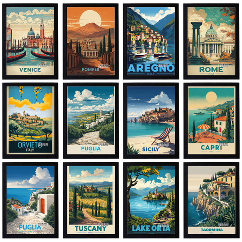Poster vintage vacanze - vintage,