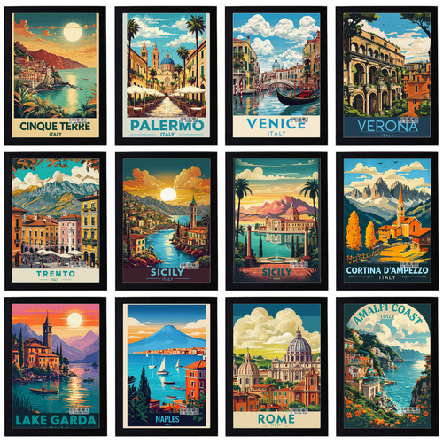 Poster vintage viaggio vacanze - viaggio,